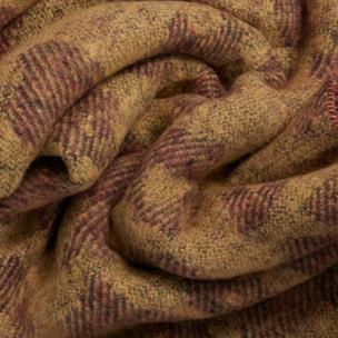 Piquadro Sciarpa animalier con frange