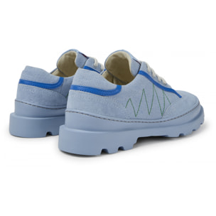 Scarpe stringate - CAMPER Brutus - Blu - Cotone/Pelle