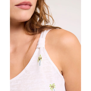 Camiseta Tirantes Palmeritas Verdes - Palmey