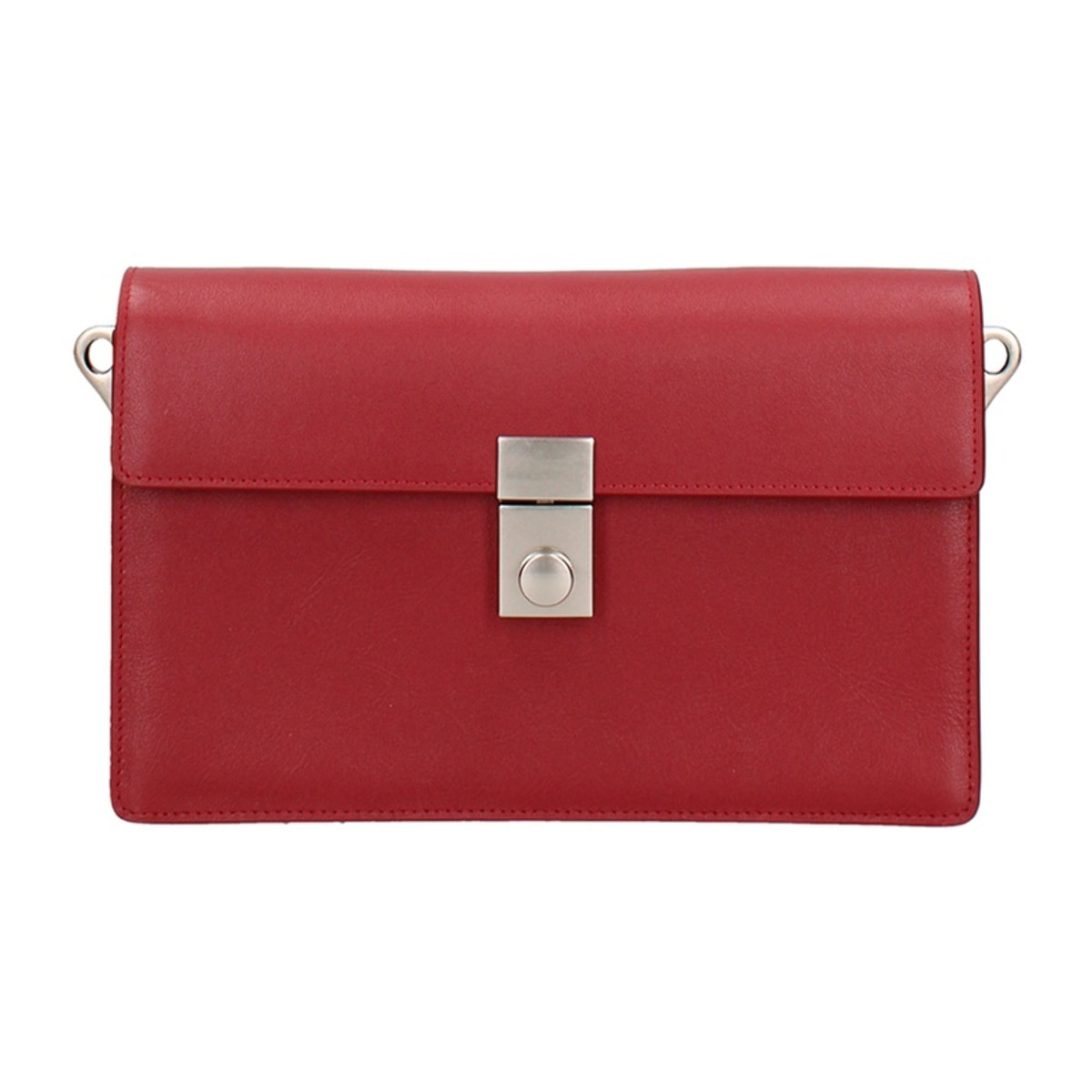 Borsa a tracolla da donna Made in Italy - Modello Valoria - 100% pelle - 24.0 x 15.0 x 7.0 cm