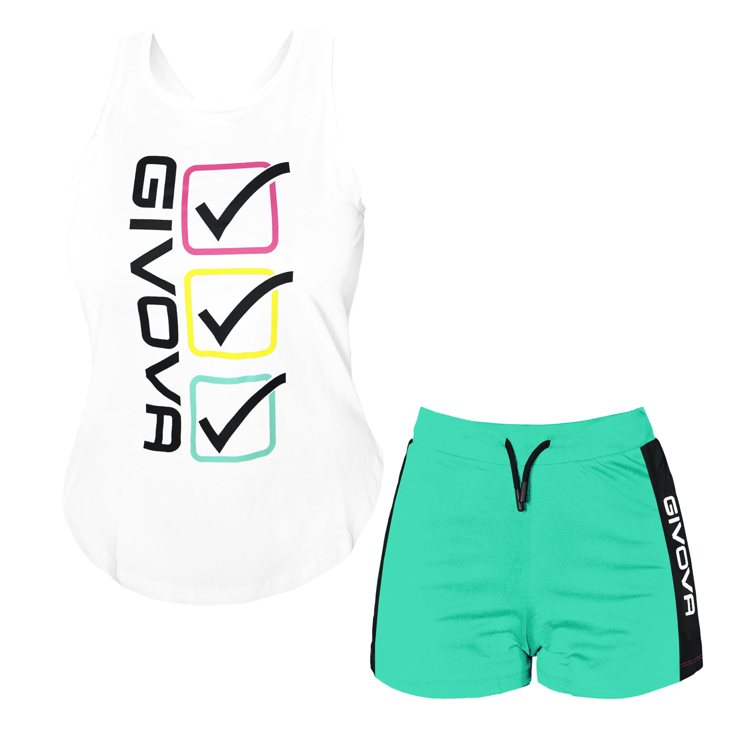 Completo Set Donna GIVOVA Corto Cotone