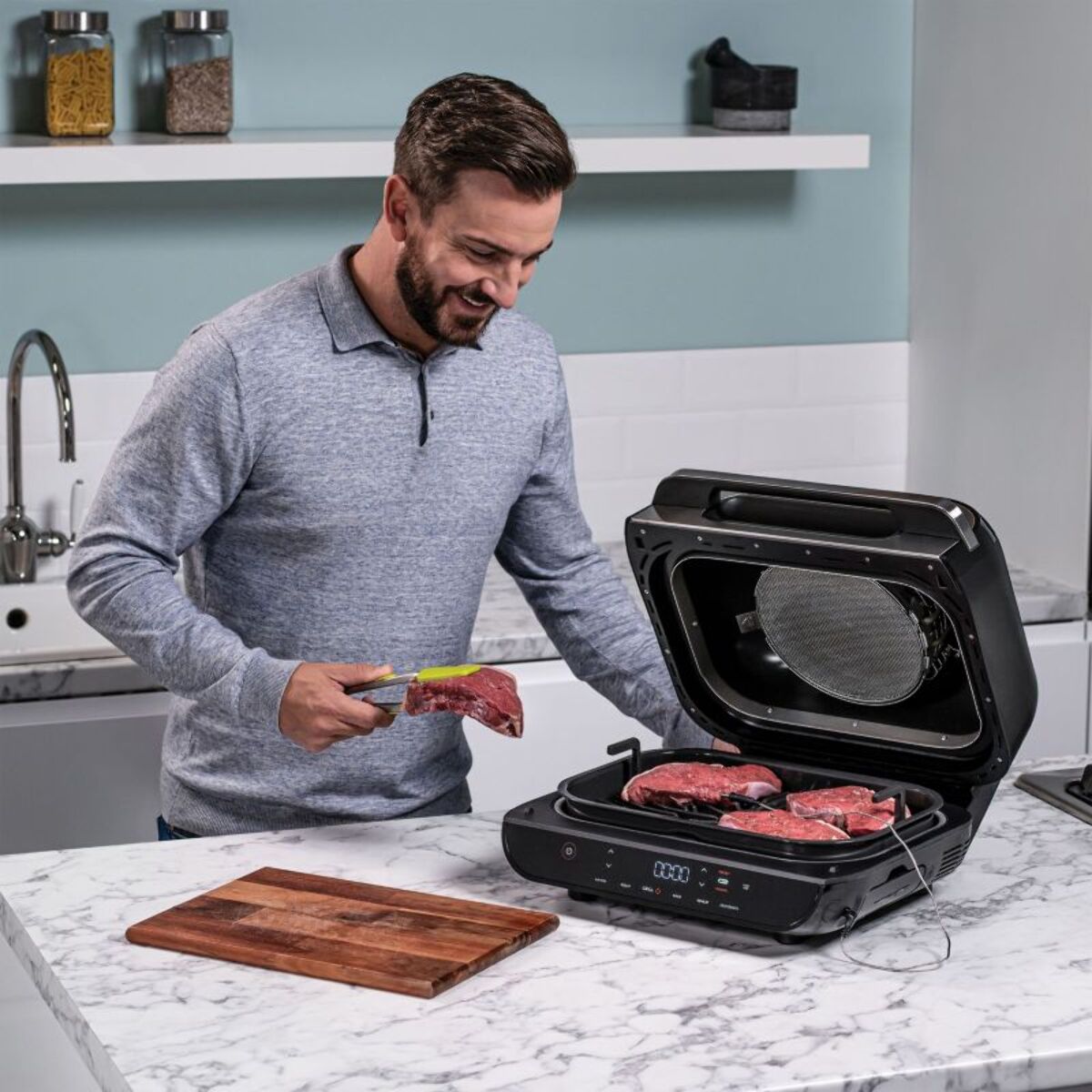 Grille-viande NINJA Foodi max Grill d'intérieur & Friteuse AG551EU