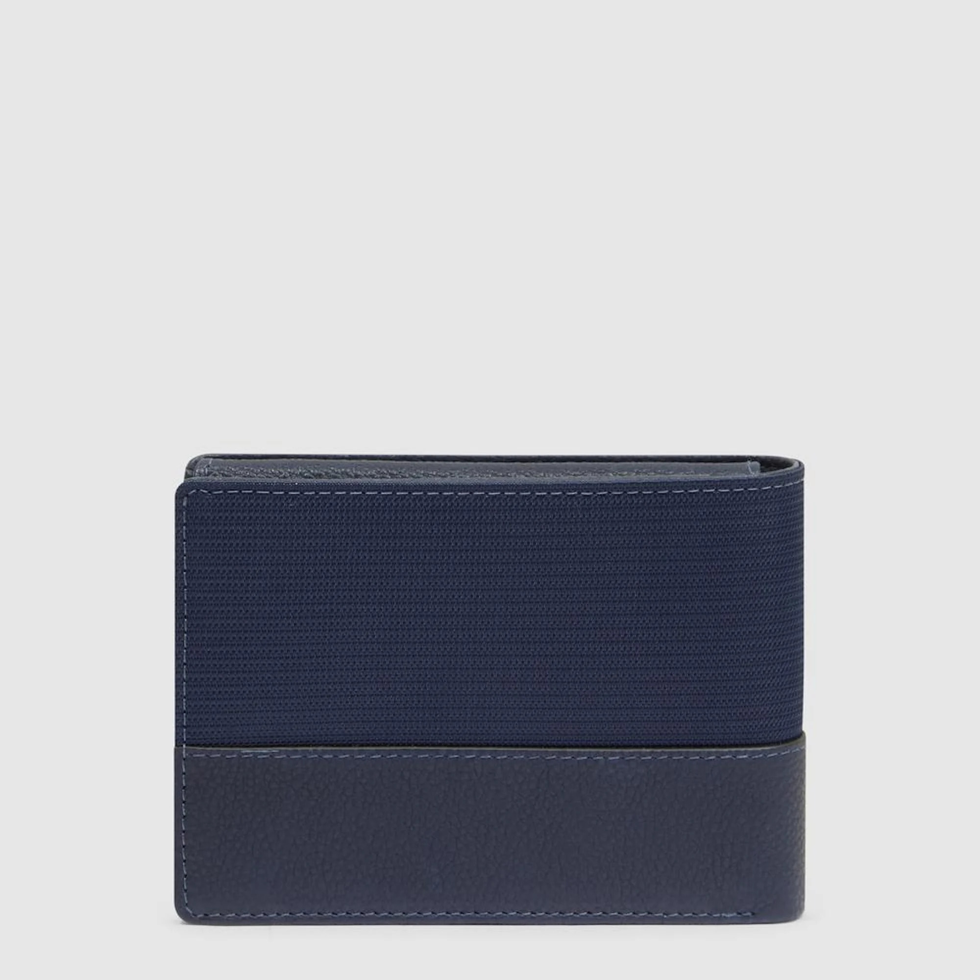 Piquadro Portafogli con porta documenti, portamonete e porta carte di credito con protezione anti RFID