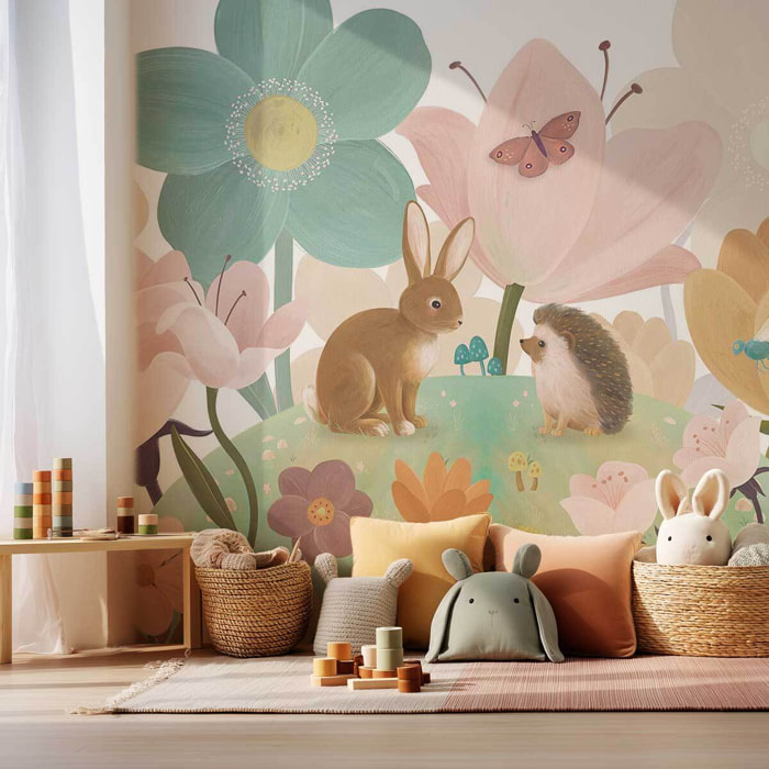 Papier enfant Les compagnons de la collin Intissé
