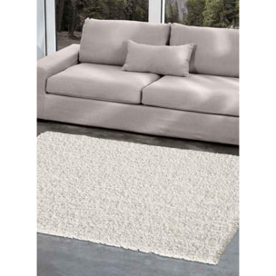 Tapis shaggy tissé motif uni DOSU