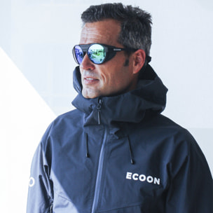 Gafas de sol OCEAN RODAS - montura negra mate / lentes Revo rojas