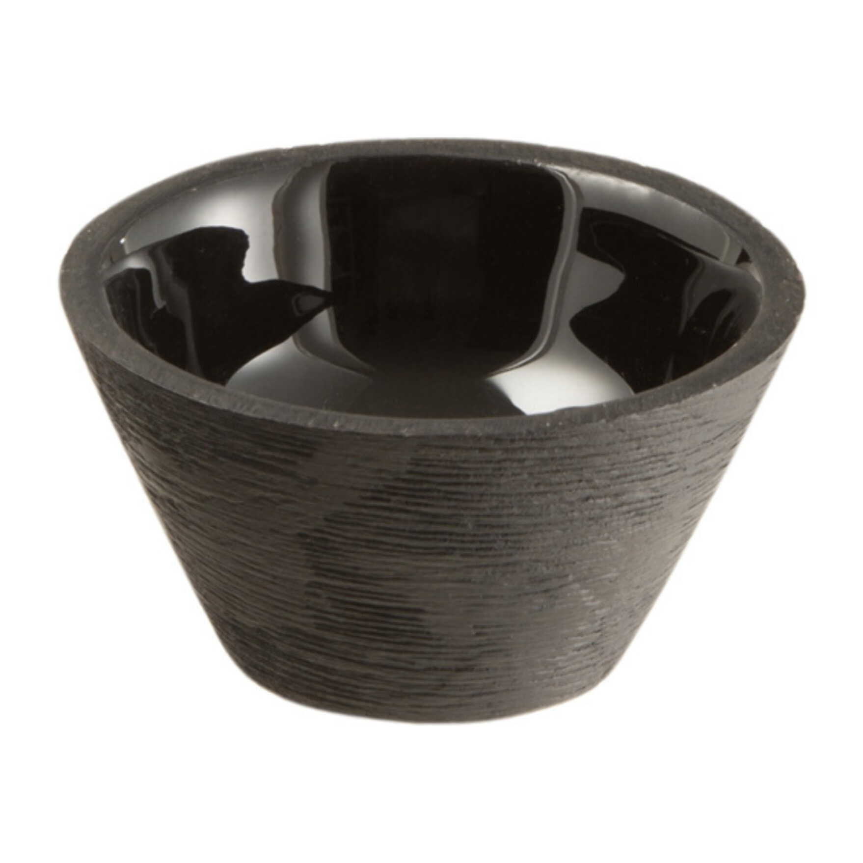 J-Line bol - bois - noir - small - 2 pièces
