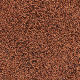 Chauffeuse bouclette texturée terracotta 1 place - L 81 x P 99 x H 75cm - Nova