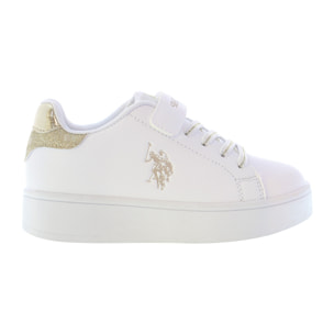 Sneakers U.S. Polo Assn. bianco-oro