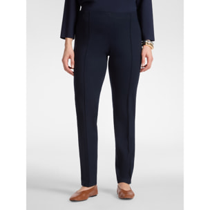 Elena Mirò - Pantalones slim mezcla viscosa - Azul