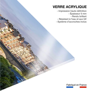 Tableau sud ouest bayonne et la nive  Tableau plexiglas
