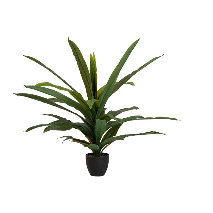 Planta Artificial Dracaena Fragrans Con Maceta 130x40x21 Cm