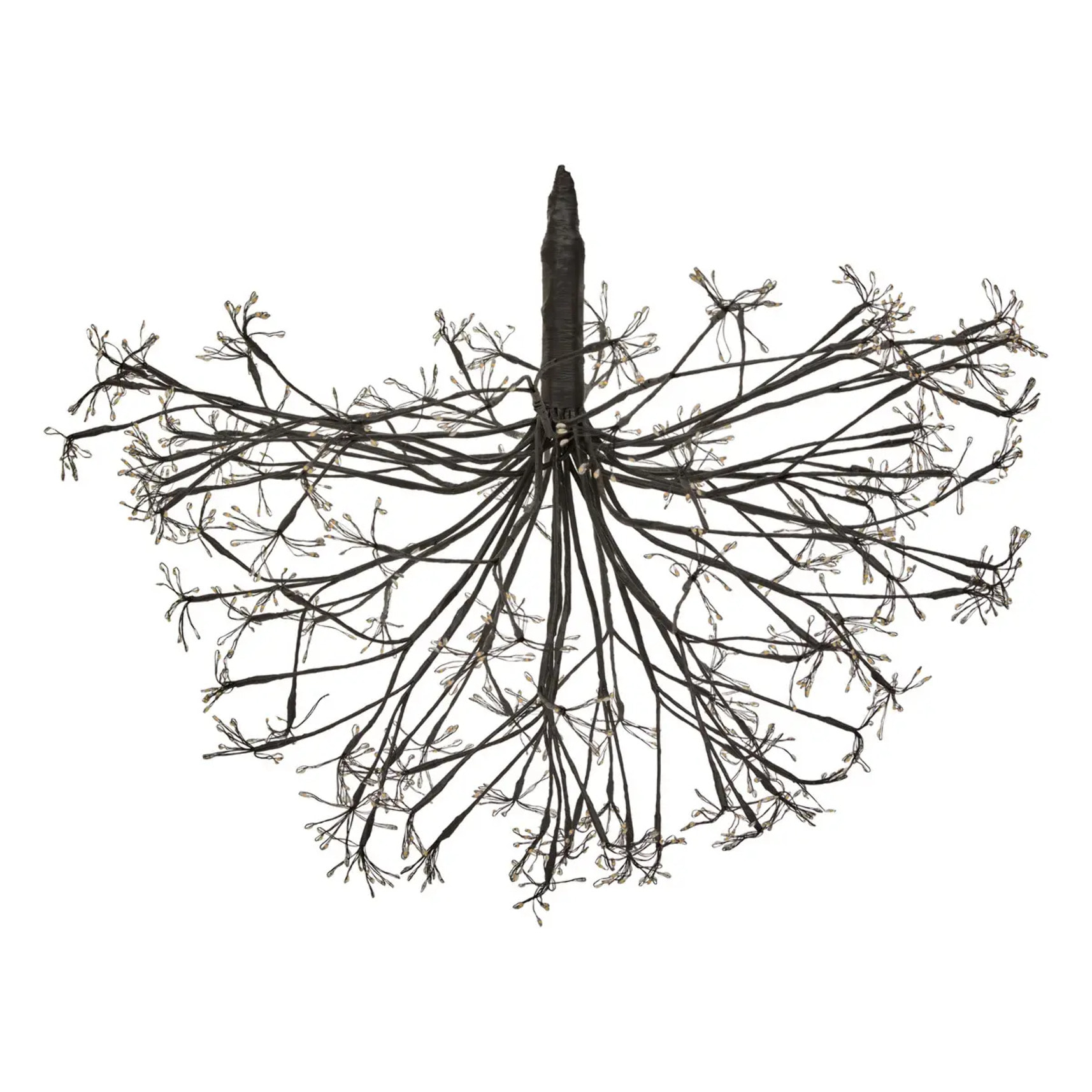 Décoration extérieure boule fleur lumineuse métal 1080 LED D.60cm