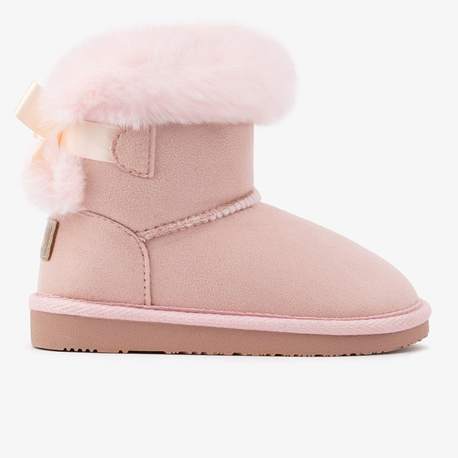 Botas Australianas con Lazo en Rosa