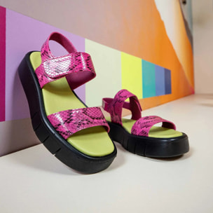 Sandalias 1854F METALIZADO ORANGE/ MALAGA color Orange