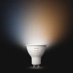 Ampoule LED connectée PHILIPS HUE GU10 White Ambiance