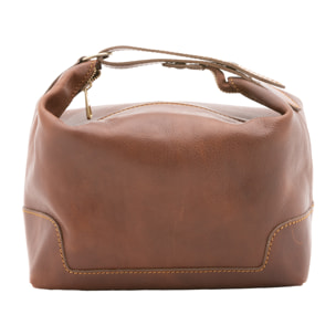 Borsa a mano  unisex In Vera pelle Made in Italy 24x19x18 cm