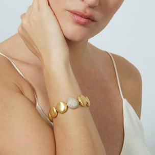 Pulsera Ubras acabado oro amarillo 18k