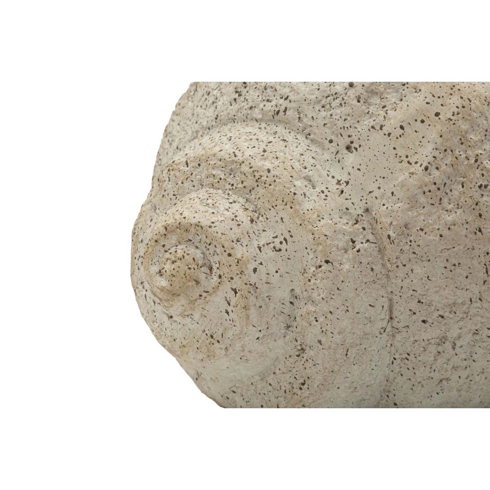 VASO SHELL SAND -B- CM 35X23X18 (APERTURA CM Ø 17X14)