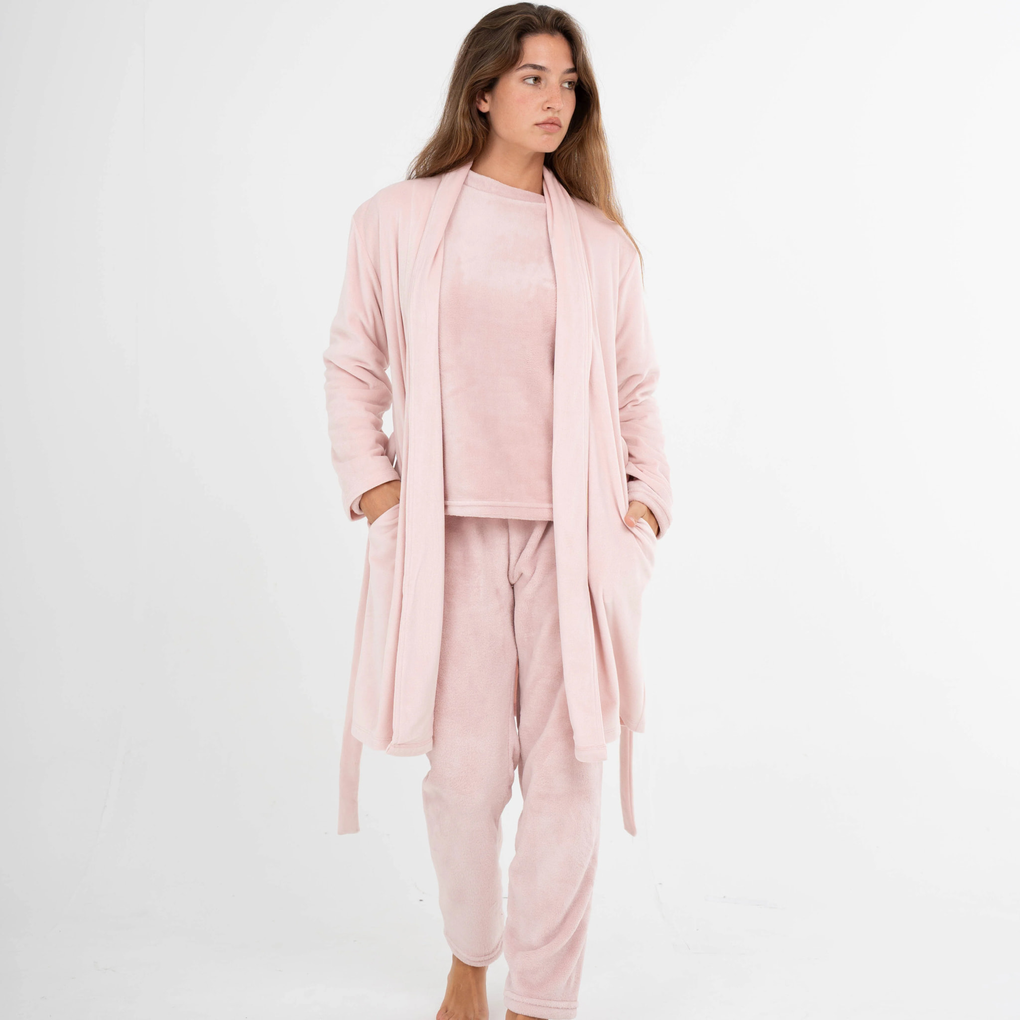 Bata Terciopelo Super Soft Rosa Palo