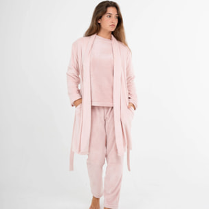Bata Terciopelo Super Soft Rosa Palo