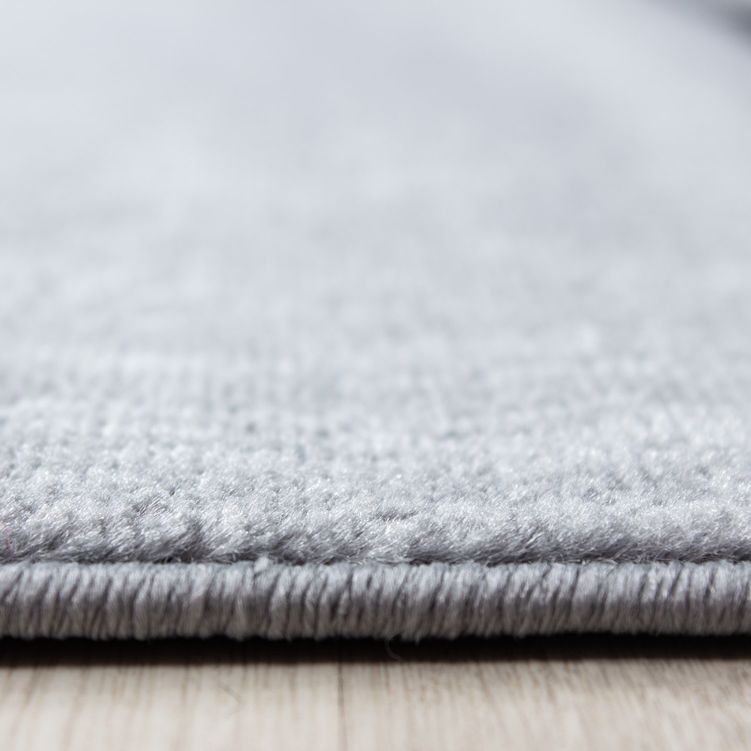 PLUS - Tapis à poils courts effet briques noir - PLU8007NOI