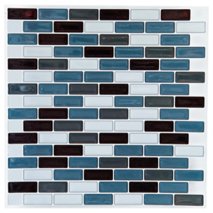 Sticker carrelage rectangulaire D25x25cm en PVC