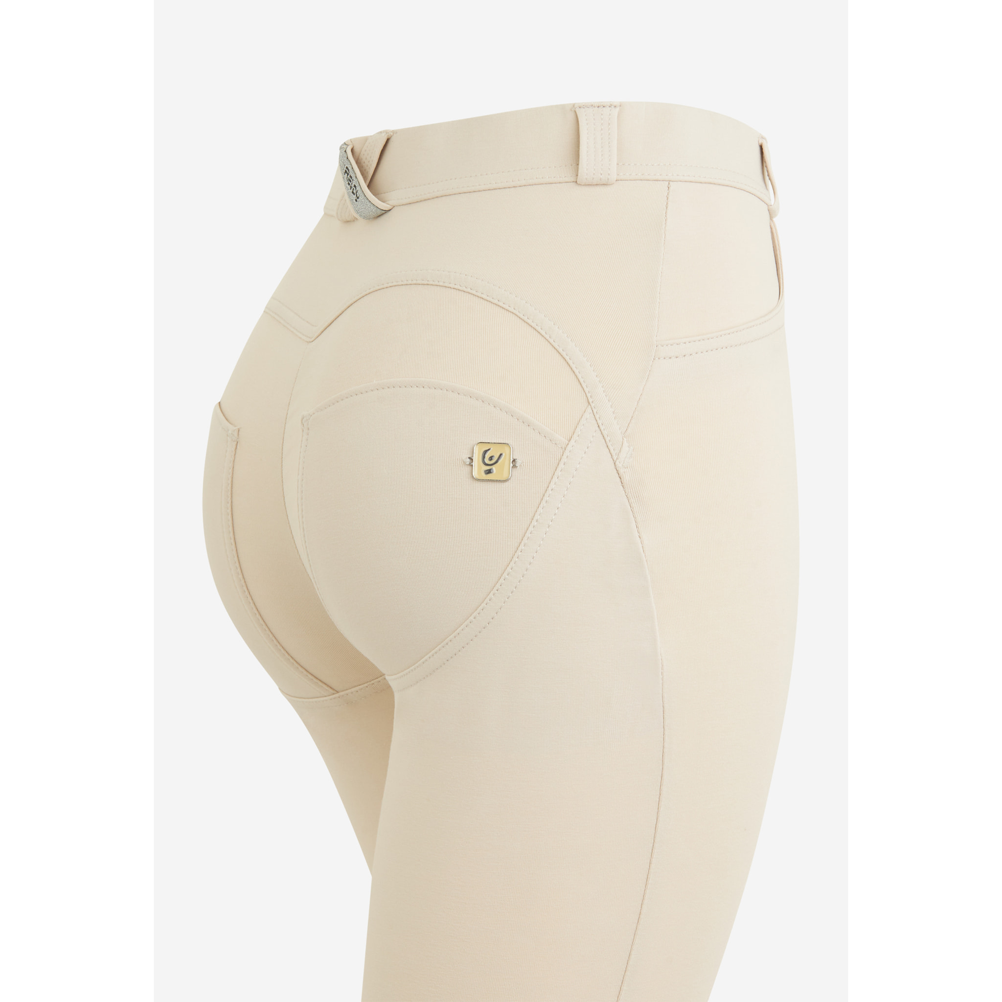 Pantaloni push up WR.UP® vita alta in cotone organico