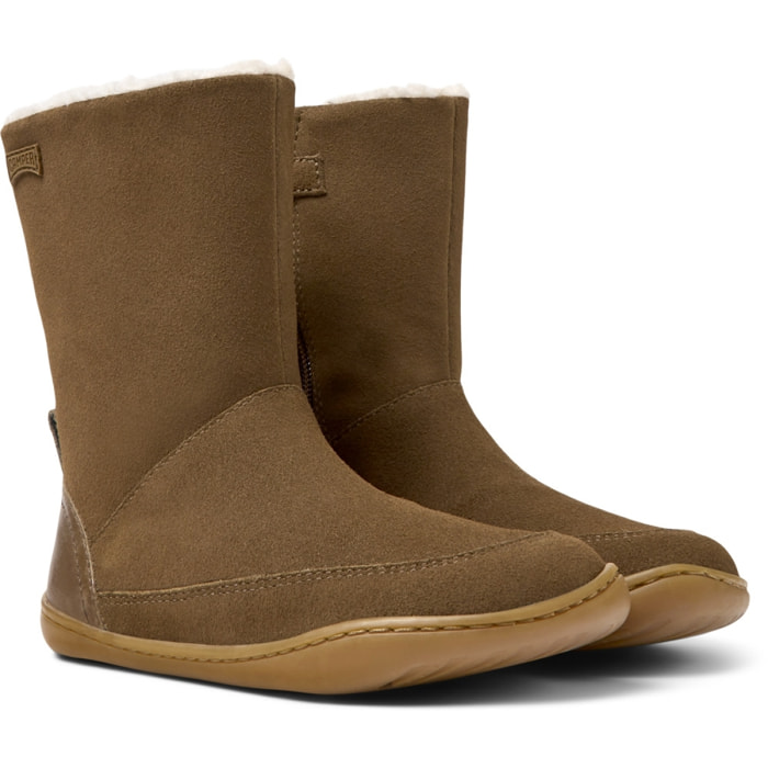 CAMPER Peu Cami - Botines Marrón Infantil Unisex