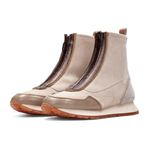 Botin sport Kansas Taupe gris 3 cm