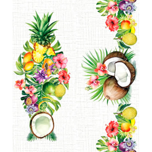 Tovaglia floreale lavabile 100% cotone TROPICAL