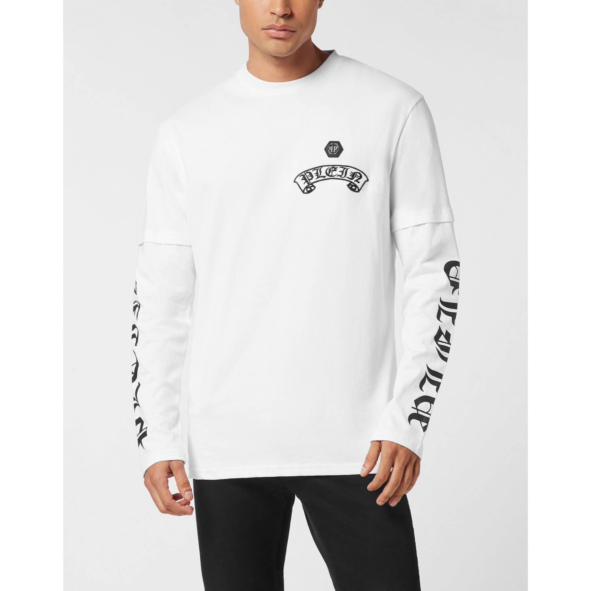 PHILIPP PLEIN Camiseta Cuello Redondo Ls