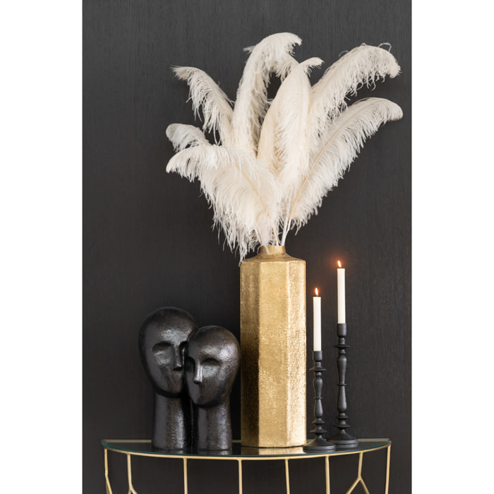 J-Line vase Carre - métal - or - large - 55 cm de hauteur