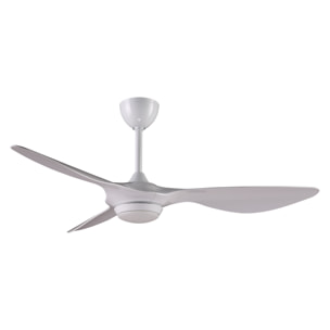 Ventilatore da soffitto ø132 cm con LED e Wifi Reversibile Hypersilence