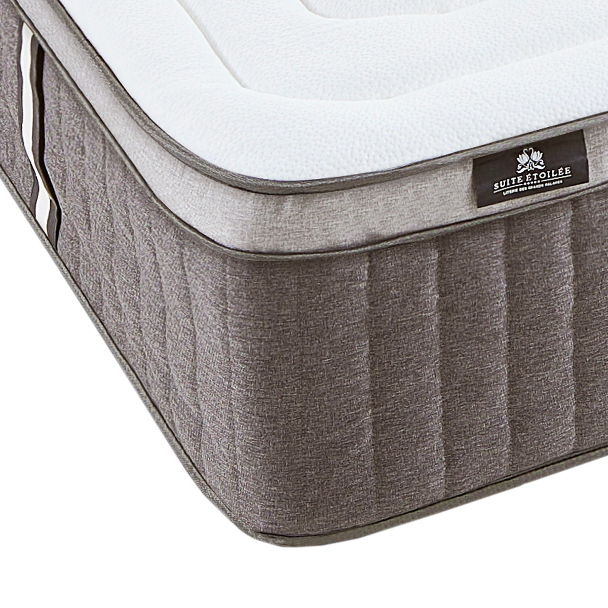 Matelas Hybride Suite Impériale, Soutien Ferme, 35 cm, Ressorts Ensachés & Mémoire de Forme