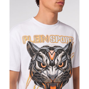 PLEIN SPORT Camiseta de cuello redondo y manga corta TIGER