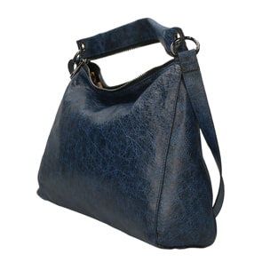 Borsa a spalla da donna - Modello Ondina - Vera pelle - 29.0 x 38.0 x 10.0 cm