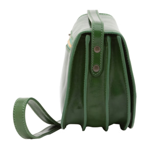 Borsa a tracolla  da donna In Vera pelle Made in Italy 24x17x11 cm