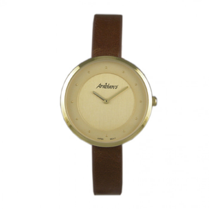 Reloj Arabians DPA2203G Mujer Analogico Cuarzo con Correa de Piel