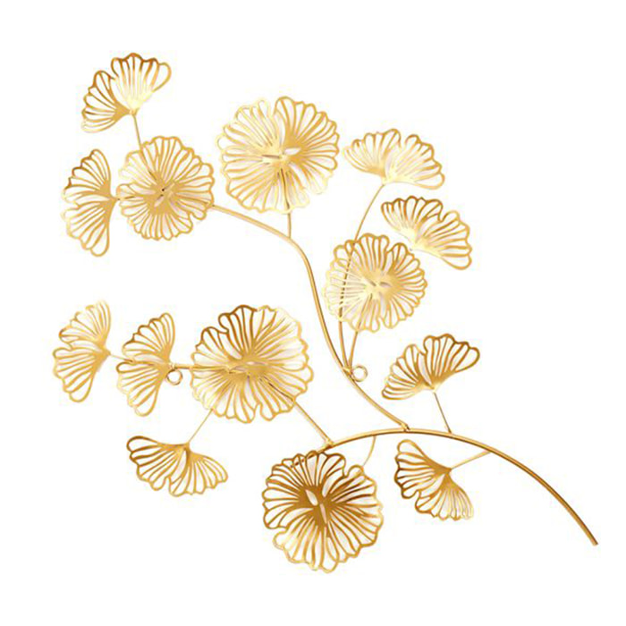 Decoration Murale Fleur Metal 52cm