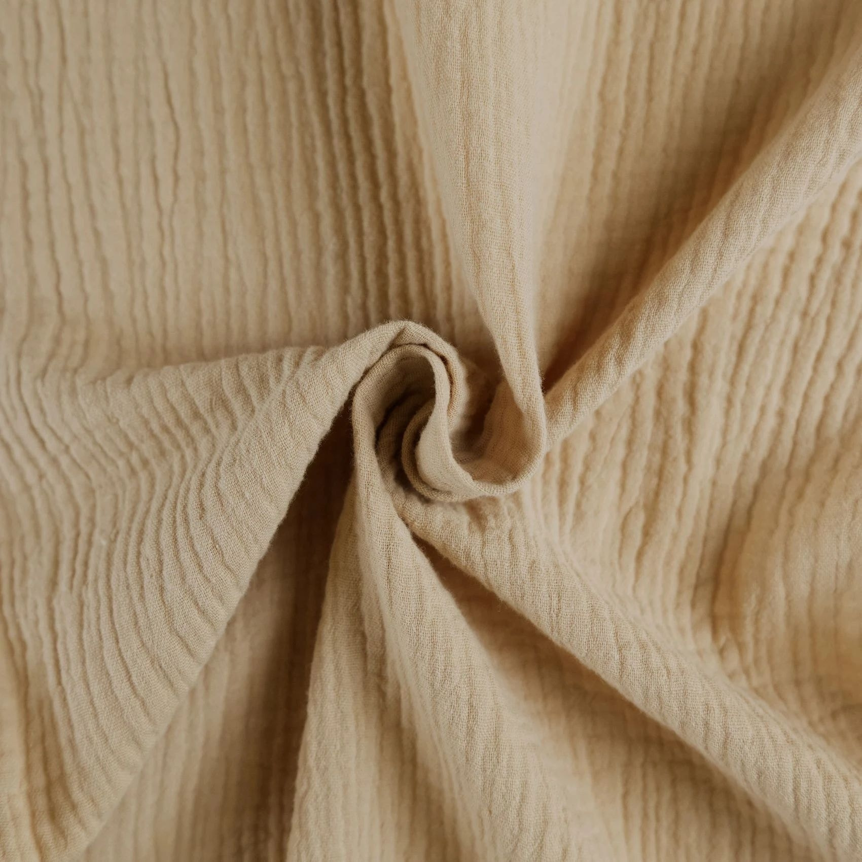 Rideau en gaze de coton tamisant à oeillets - Ficelle