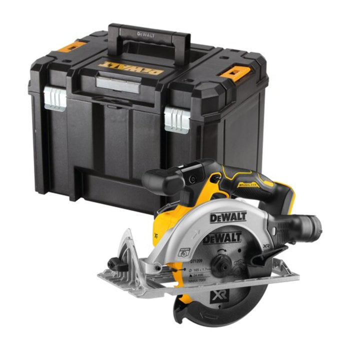 Scie circulaire 165 mm XR 18V DEWALT + coffret Tstak - DCS565NT-XJ