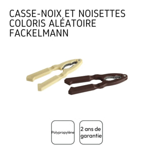 Casse-noix professionnel en aluminium set de 2 outils pour crustacés dimensions 18 x 5 x 1 cm Fackelmann Basic