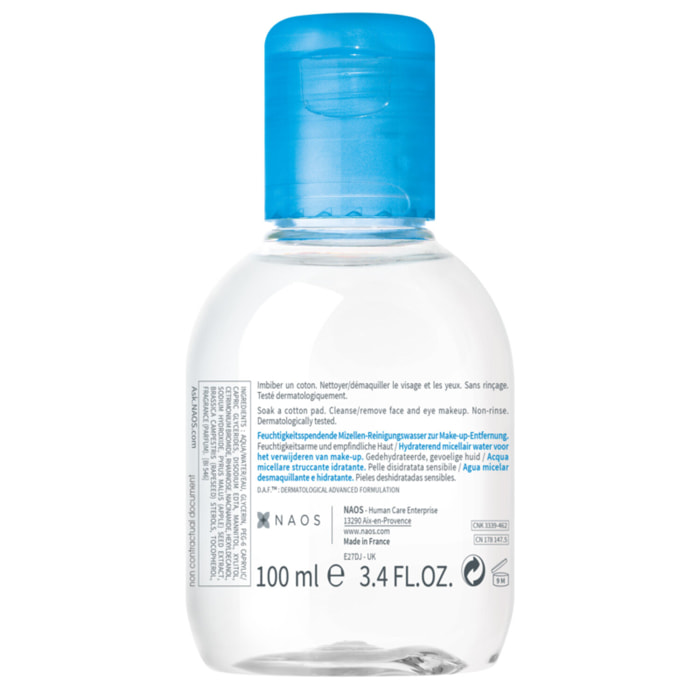 Hydrabio H2O - Eau Micellaire Démaquillante Hydratante - Peaux Sensibles Déshydratées
