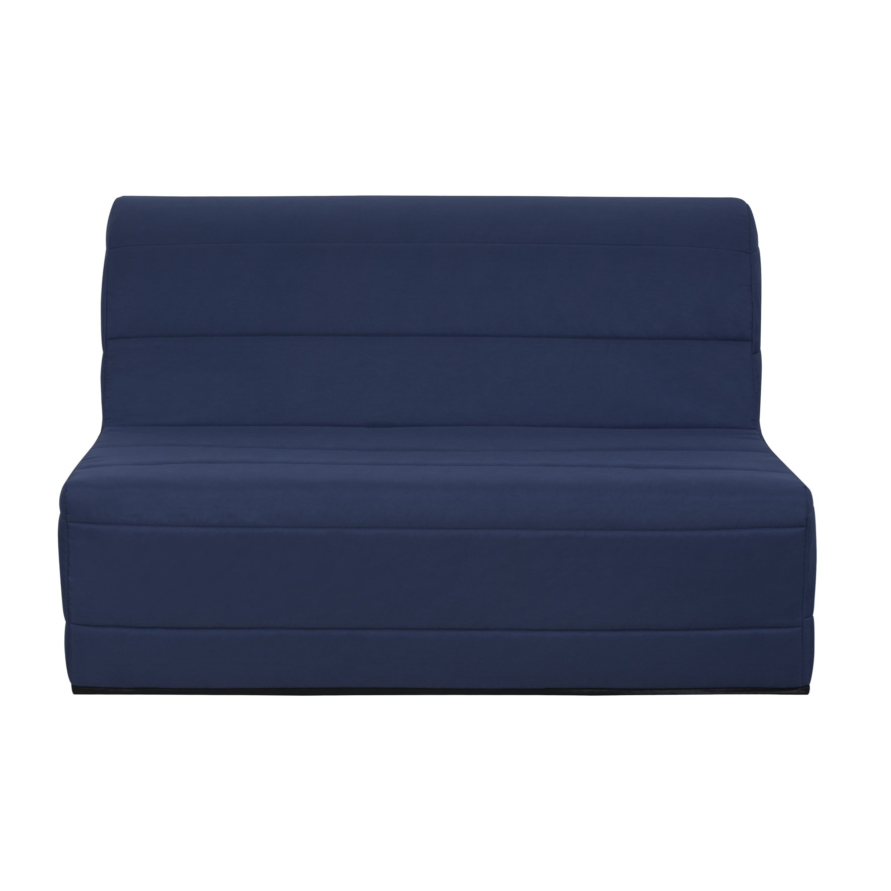 Banquette convertible Melissa, matelas Simmons, 140 x 190 cm, marine