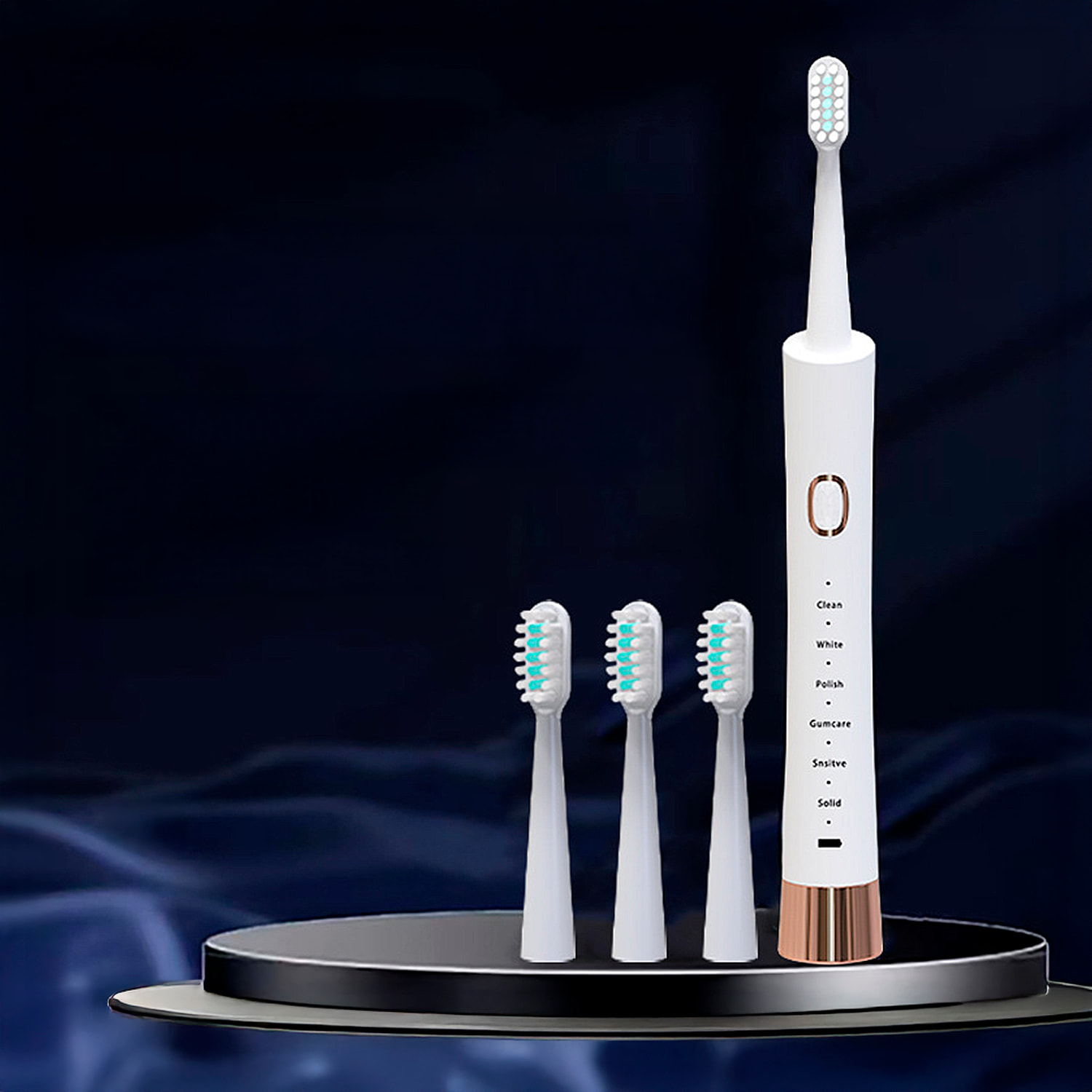 Cepillo de dientes eléctrico sónico 38.000rpm. 6 modos. Cuerpo impermeable IPX8.