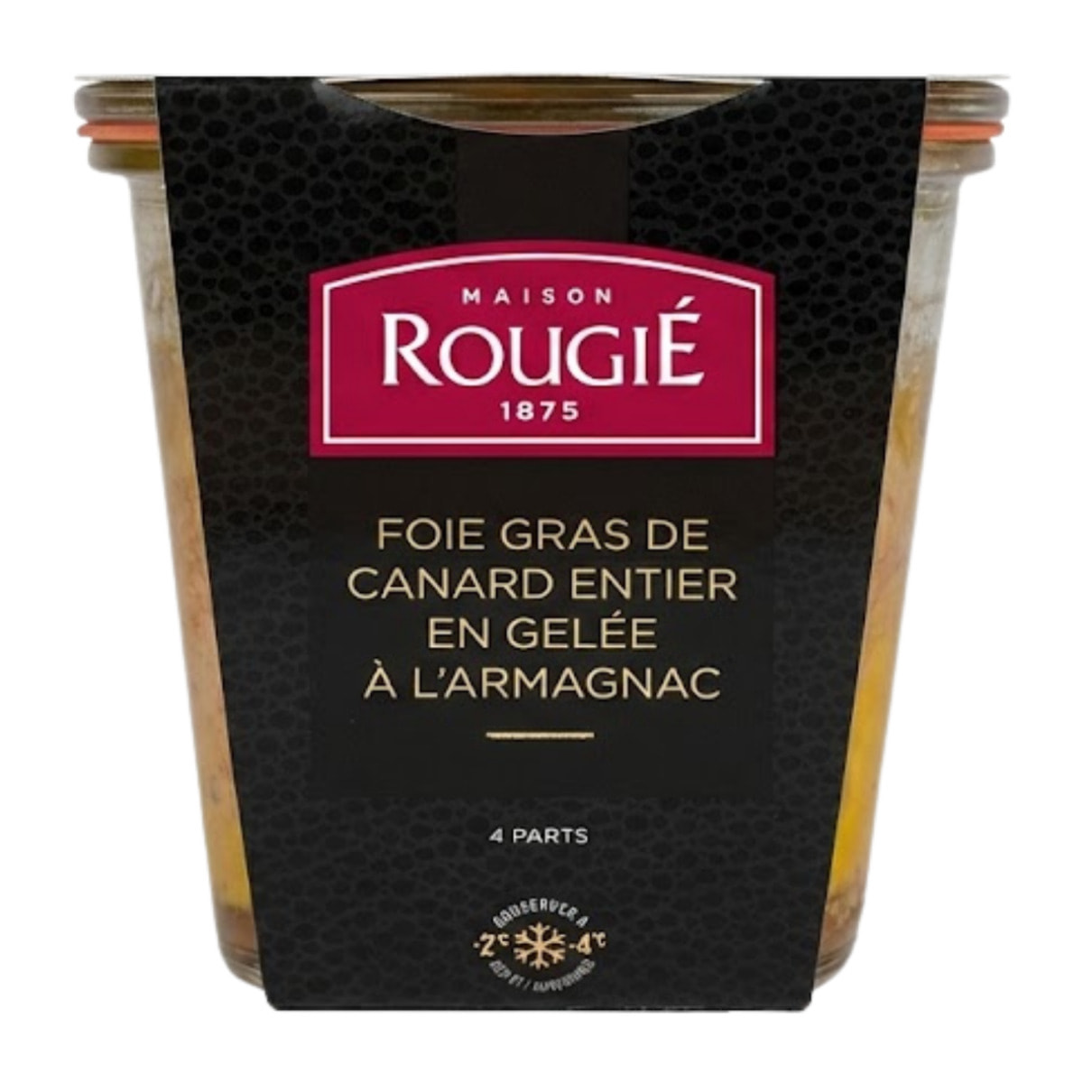 Foie gras de canard entier mi-cuit en gelée - 180g