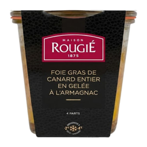 Foie gras de canard entier mi-cuit en gelée - 180g