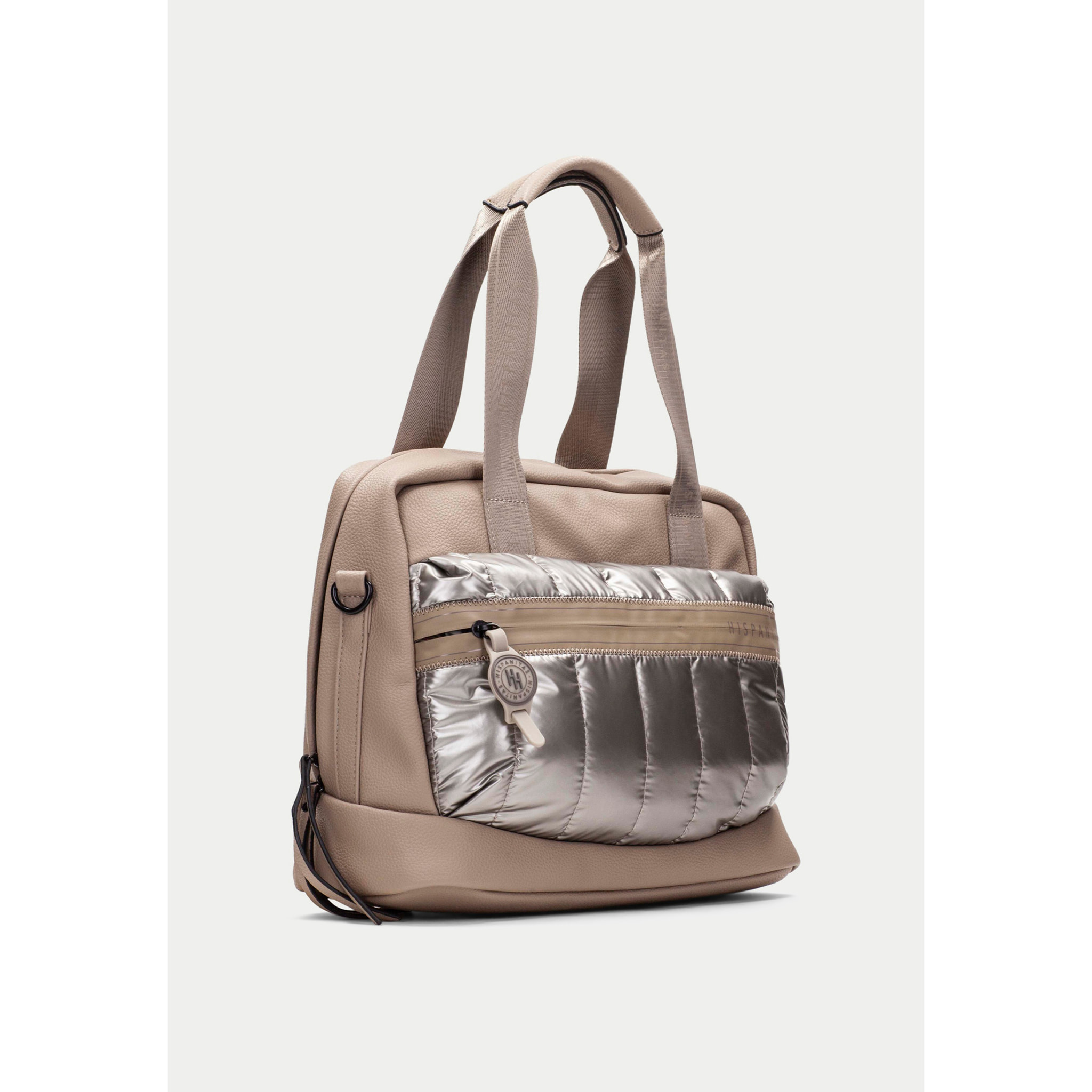 Bolso de Hombro  Taupe 34 x 29 x 14 cm
