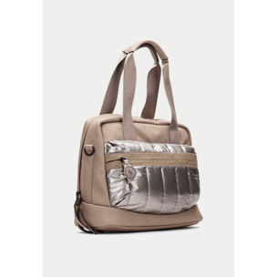 Bolso de Hombro  Taupe 34 x 29 x 14 cm